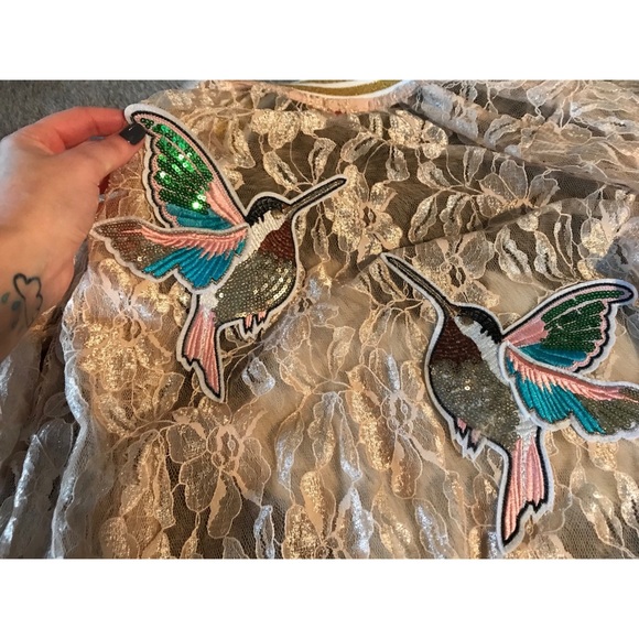 Beautiful lace bomber jacket - Picture 2 of 3