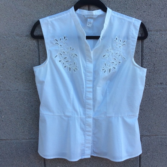 White Peplum Top - Picture 2 of 5