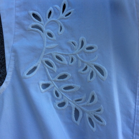 White Peplum Top - Picture 5 of 5