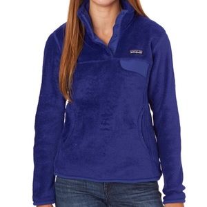 Patagonia re-tool snap-t fleece purple size small