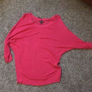 Express pink sweater