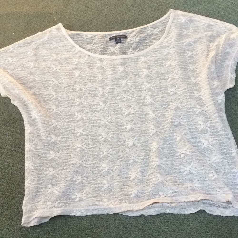 🌼American Eagle Outfitters Sheer Crop Top🌼