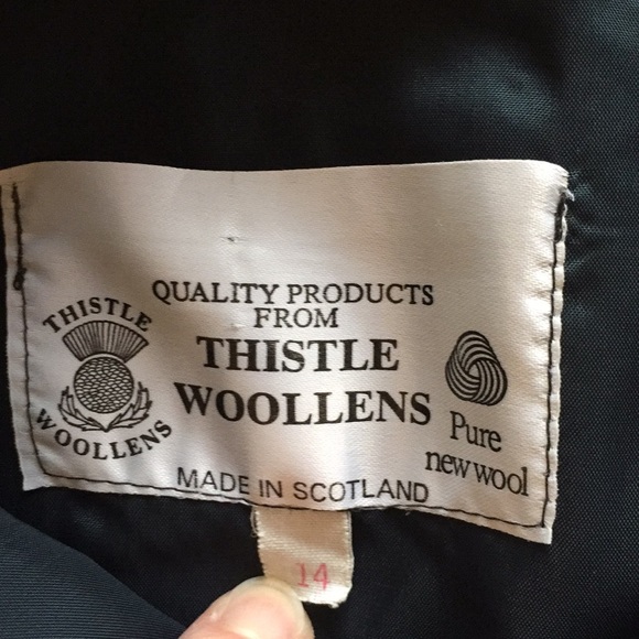 Thistle Woolens plaid pleated skirt. Size 14 - Picture 3 of 3