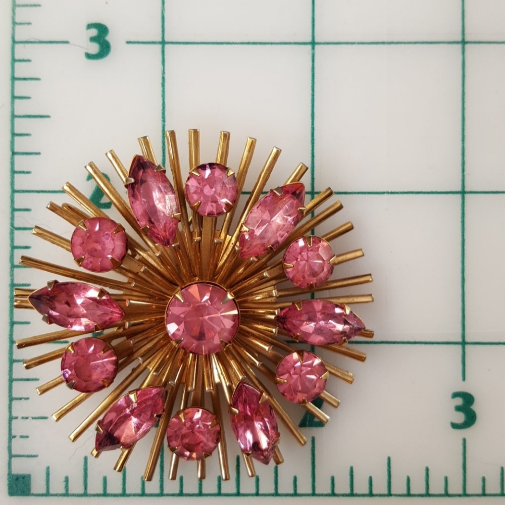 Vintage Brooch Pendant Huge
