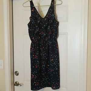Blue Printed Dress - Size S