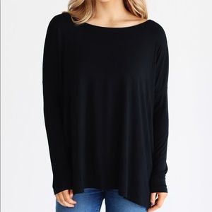 Black long sleeve piko