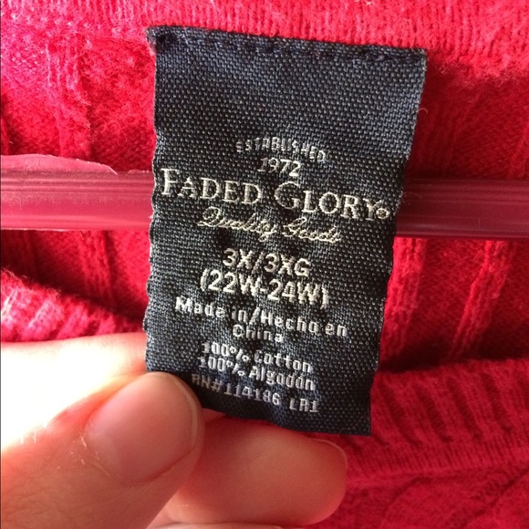 🔴Red long sleeve sweater - Picture 3 of 4