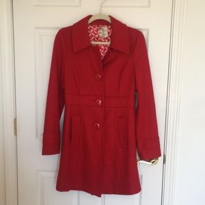 Red Wool Coat