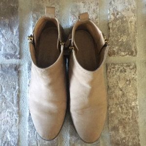Franco Sarto Taupe Booties size 6.5