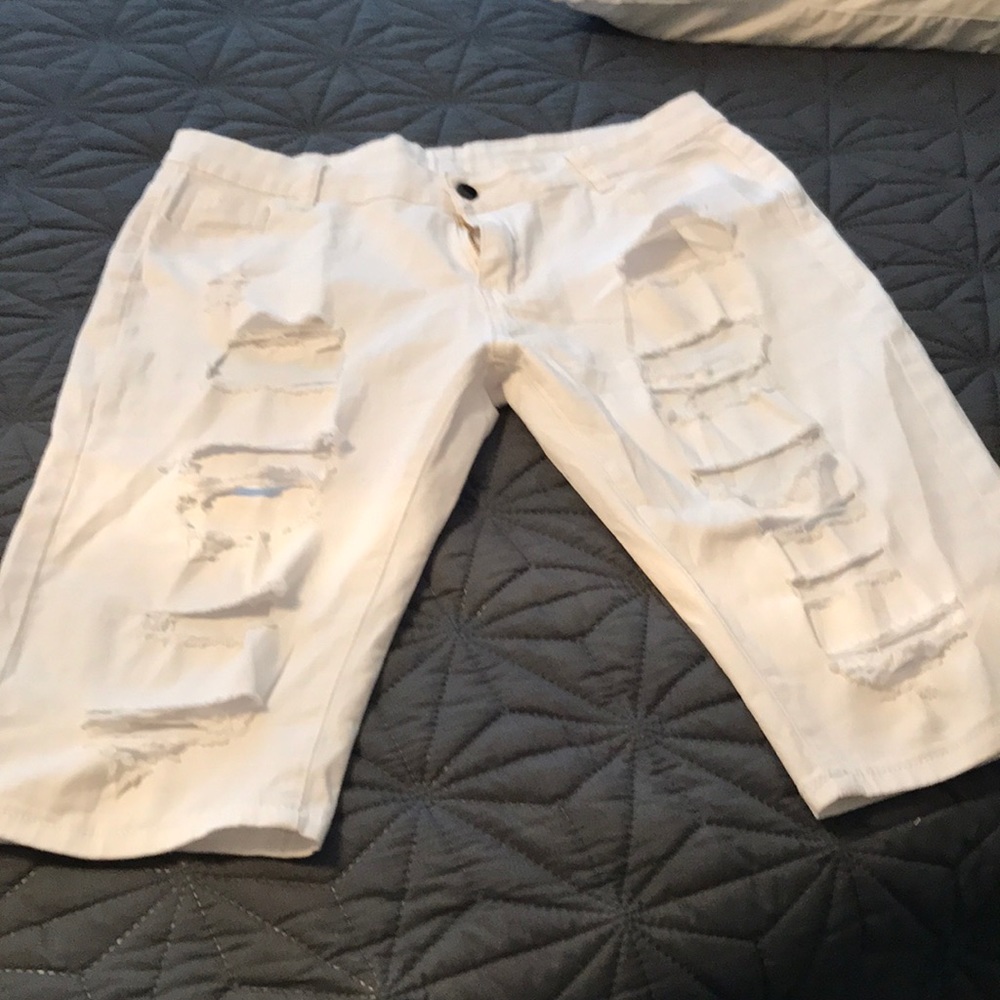 White Bermuda Shorts