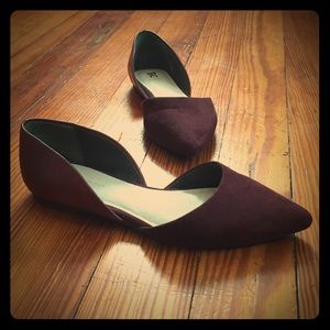 NWOB BC Footwear Wine Flats