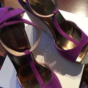 Jimmy Choo Suede Wedges