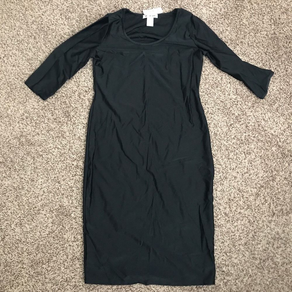 Deb Shops Black Stretchy Dress
