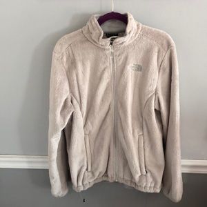 Women’s Large fuzzy fleece North Face