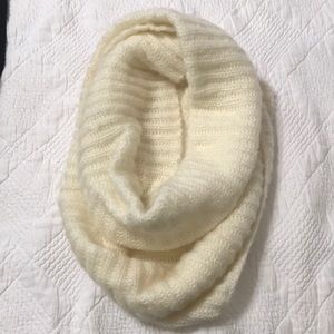 Merona cream knit scarf