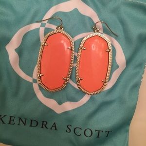 Kendra Scott Earrings- peach
