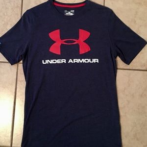Men's Navy Under Armour Branded Active Shirt