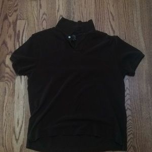 Brown polo by J Crew
