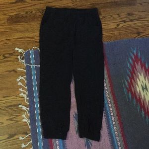 Black joggers