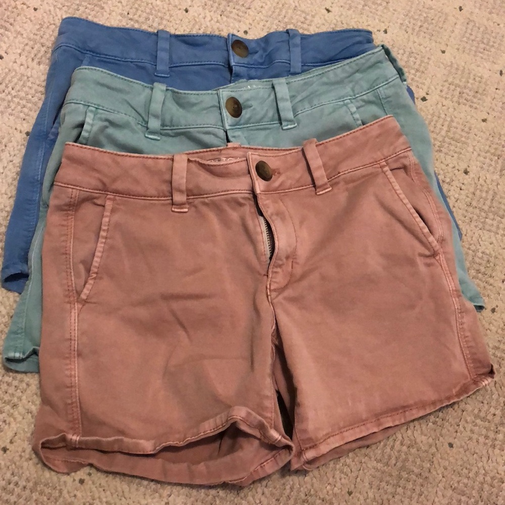 Set of three American eagle shorts