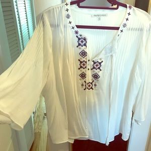 Daniel Rainn peasant top