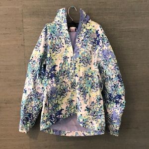 North Face Girls Floral Raincoat