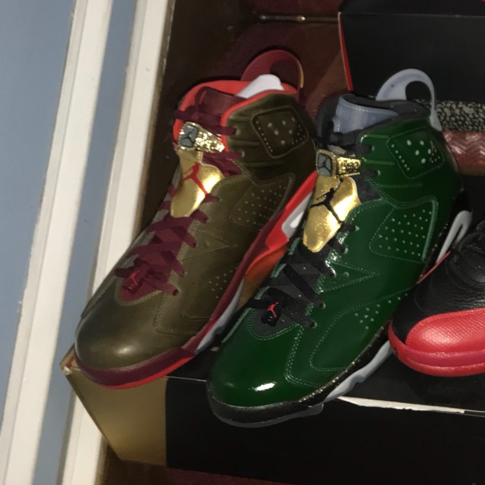 Air Jordan Champagne and a Cigar Champion Pack 6s