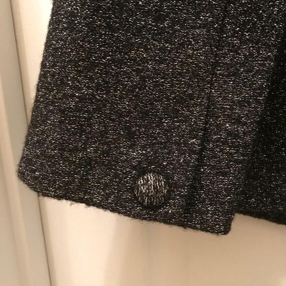 Black Blazer Accented with Silver. Size Small. - Picture 8 of 8