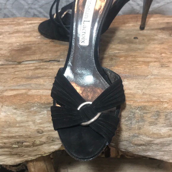 Christian Lacroix Shoes Christian Lacroix Ankle Strap Heels Poshmark