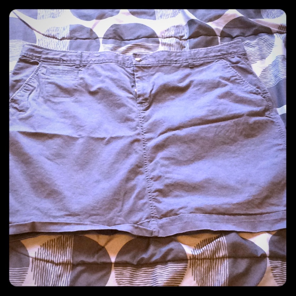 Gray Old Navy Pencil Skirt