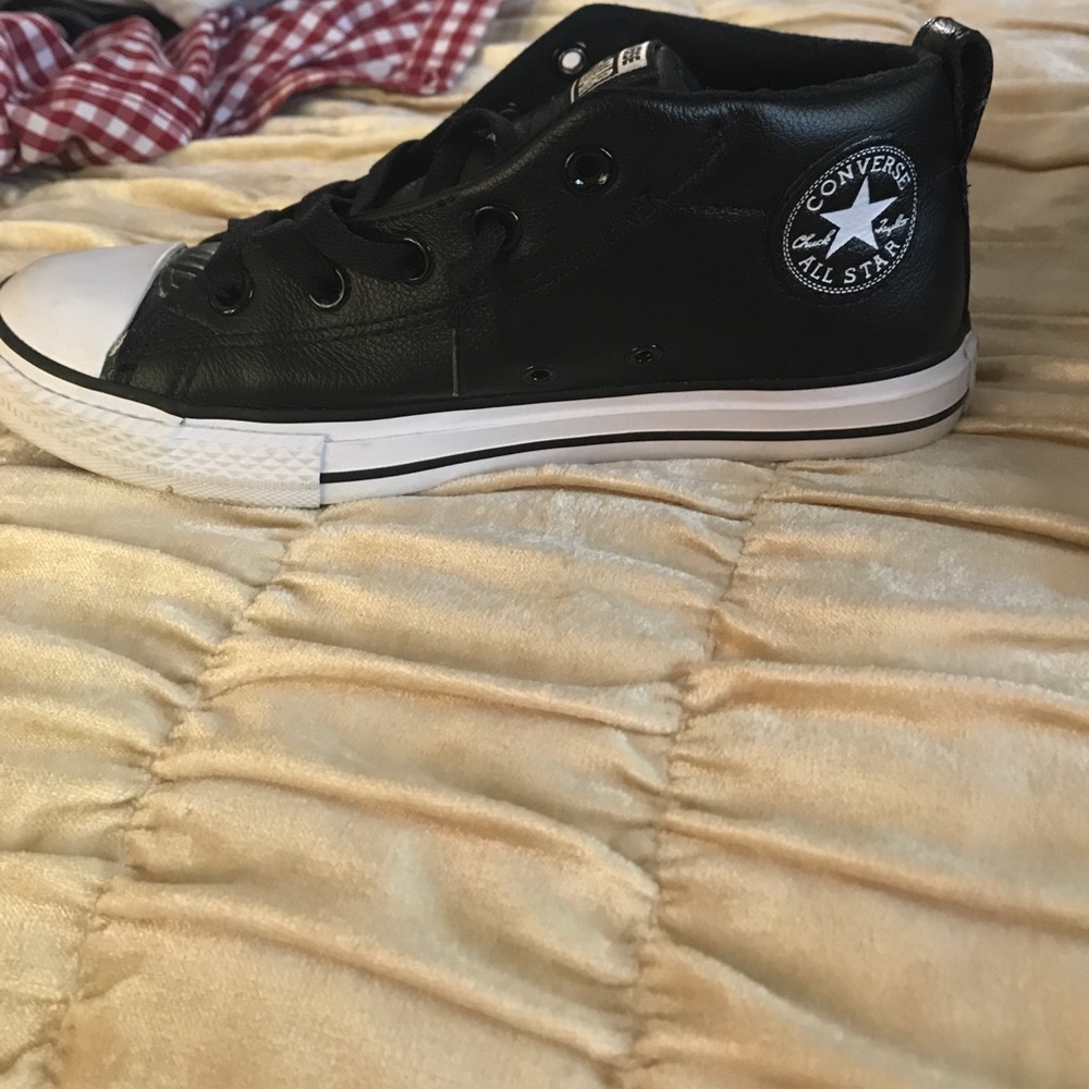 Leather converse