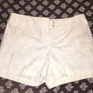 Cato White Pineapple Shorts