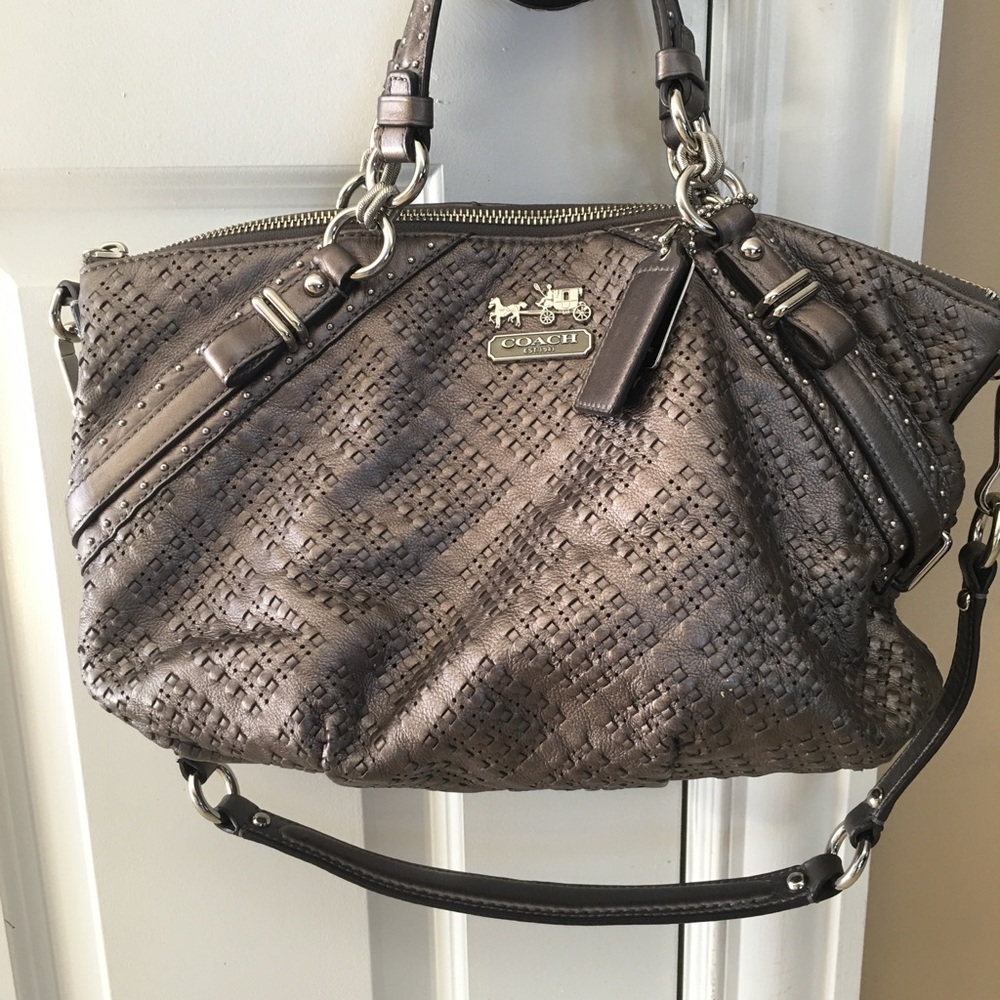 Grey Coach Bag