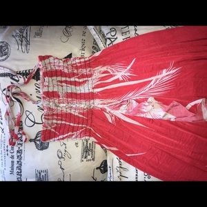 Long float dress