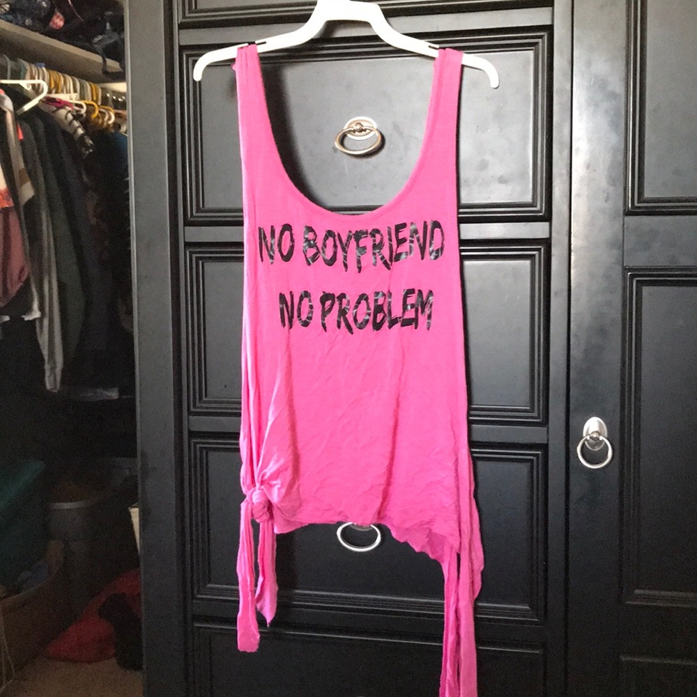 side tie tank top