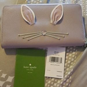 Kate spade rabbit neda wallet NWT