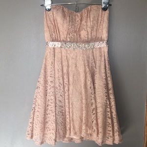 Strapless dress