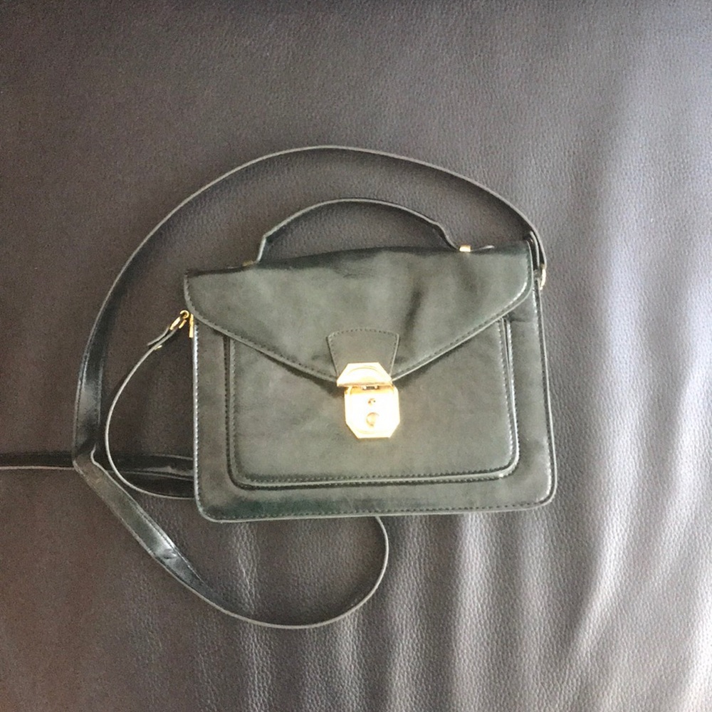 Winter Green Messenger Bag