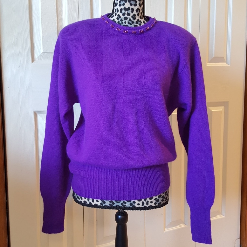 Yarn Works Wool Blend Sweater Size L