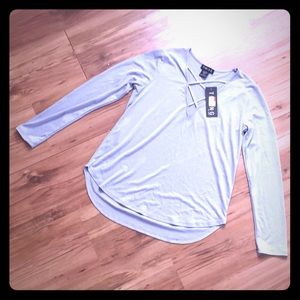 NWT T.I.M.I.N.G light blue long sleeve shirt
