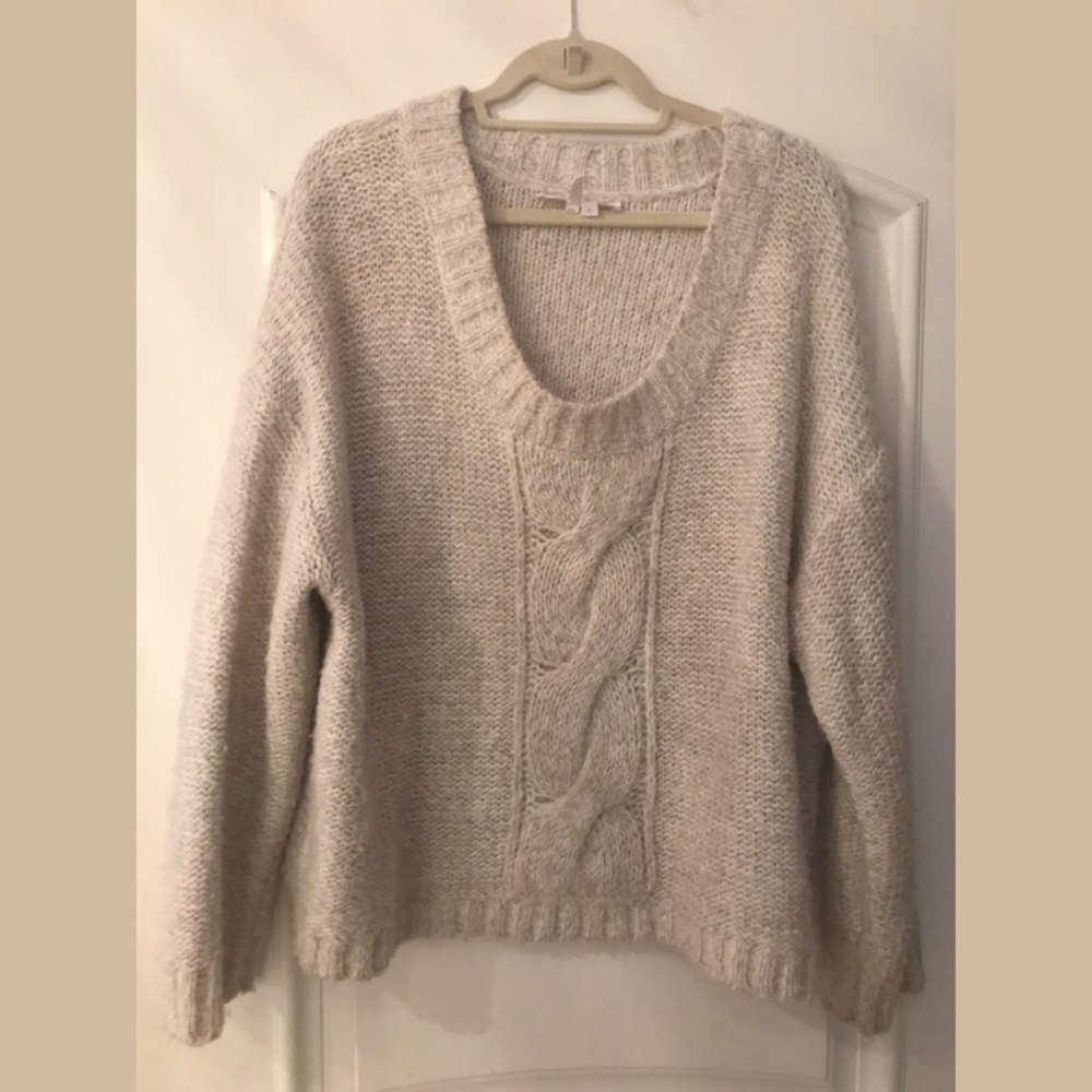 BCBGeneration semi-cropped oversized sweater