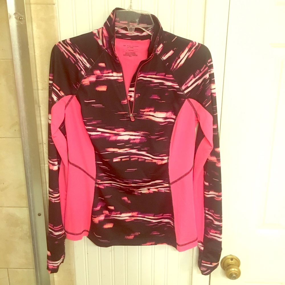 Dri fit  workout top/pullover with thumb holes