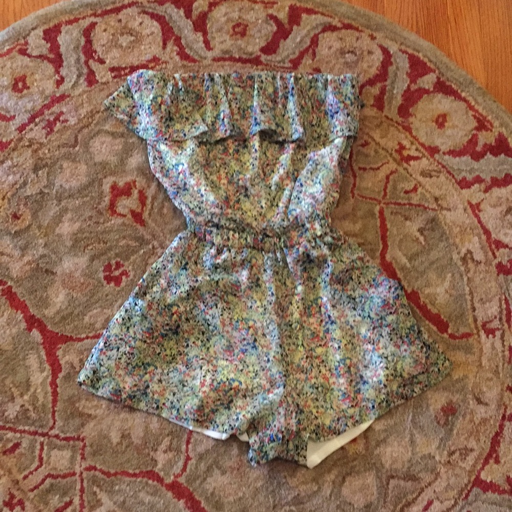 Patterson J. Kincaid green small romper