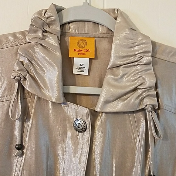 Ruby Rd. Silver Jacket - Picture 2 of 4