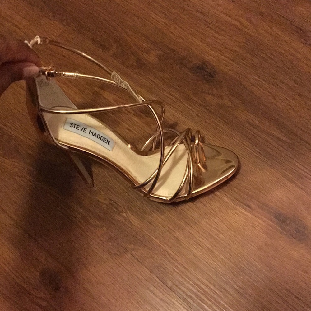 Rose gold Steve Madden Sandal