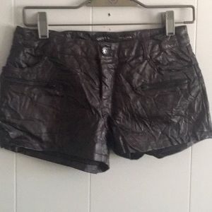 Guess leather shorts