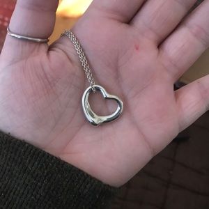 Tiffany and Co Open Heart necklace