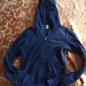Juicy couture blue zip up