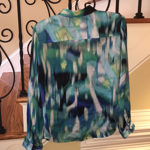 Chico’s Long Sleeve Button Down Top - Picture 3 of 3