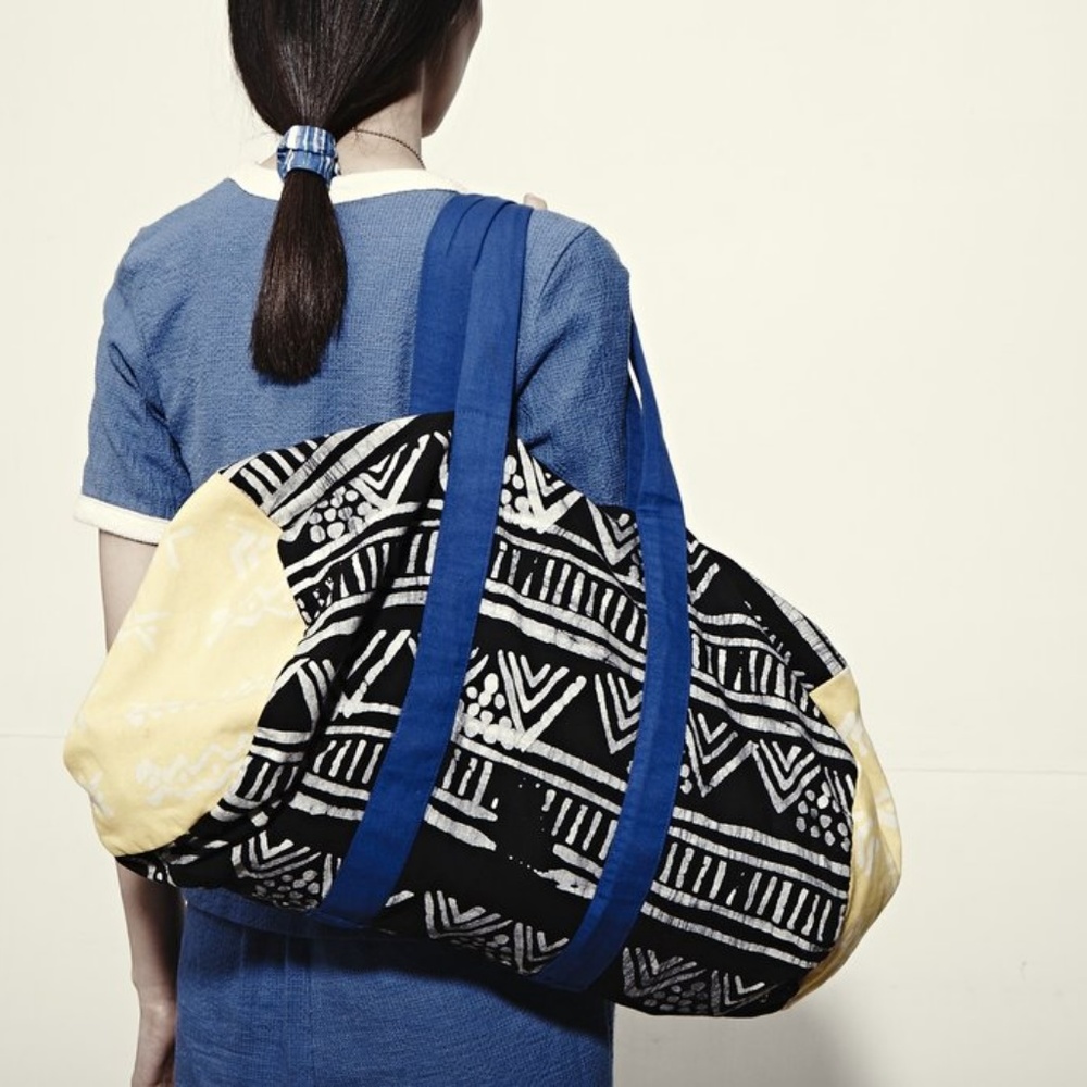 Studio 189 BLUE & YELLOW BOGOLANFINI DUFFEL BAG